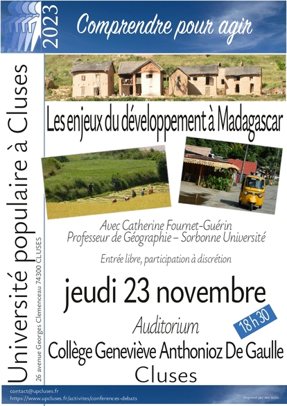 Les enjeux du développement à Madagascar