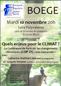 affiche climat boege