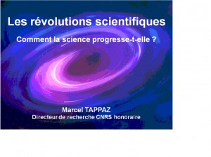 révolutions scientifiques Marcel Tappaz
